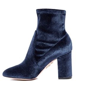 Aquazzura Velvet bootie